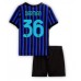 Inter Milan Matteo Darmian #36 Barnkläder Hemma matchtröja till baby 2025-26 Kortärmad (+ Korta byxor) Billigt